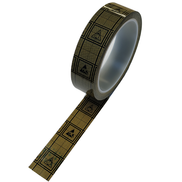 TAPE CONDUCTIVE BRN/BLK 9"X36YD