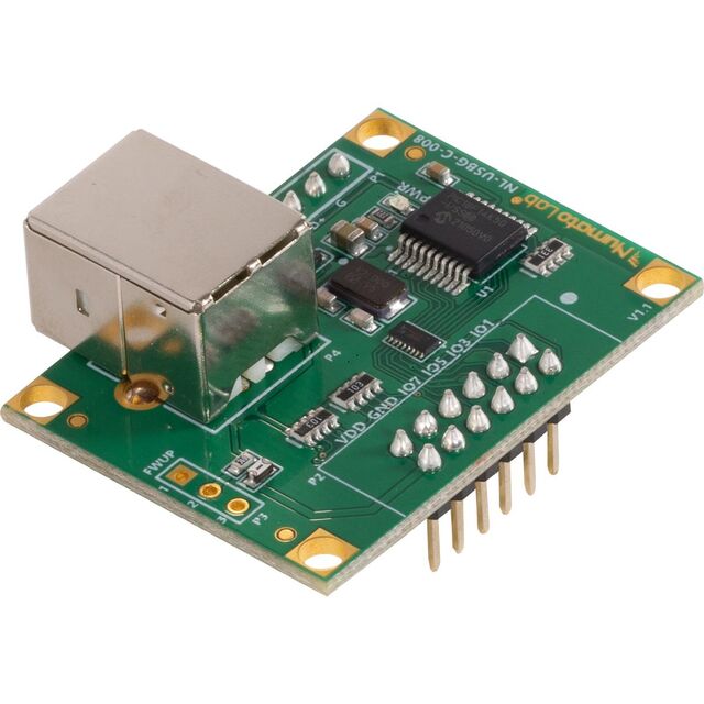 8 Ch USB GPIO Module Header Bott