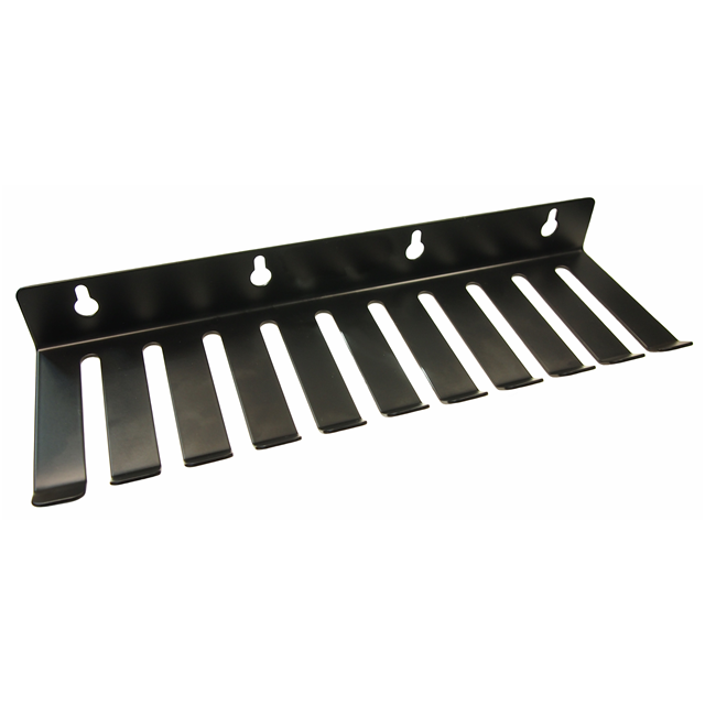 CABLE RACK 10 SLOT BLACK