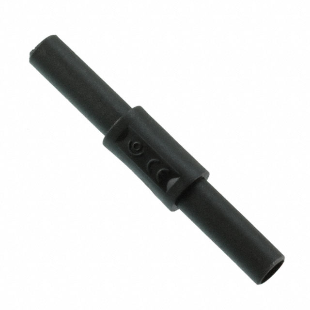 INSULATED SPLICE, 4MM J - BLACK