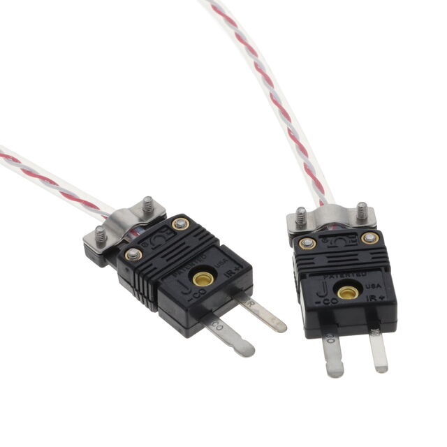 THERMOCOUPLE J 1 COND 28AWG 12'