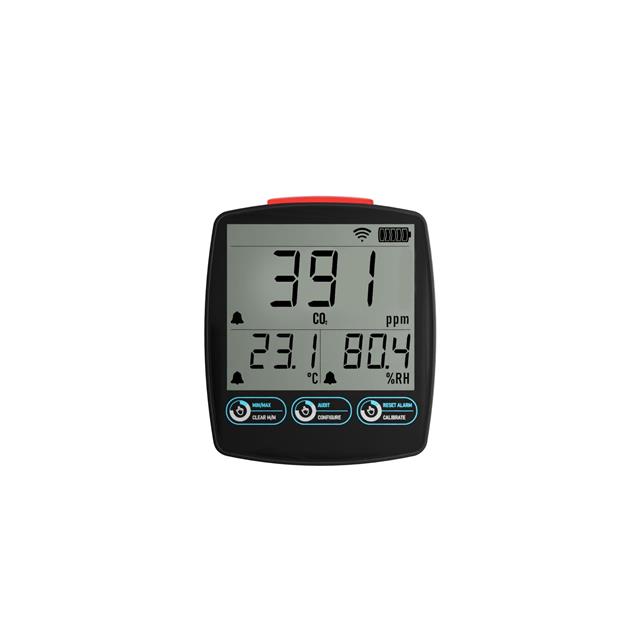 TEMP, RH AND CO2 DATA LOGGER