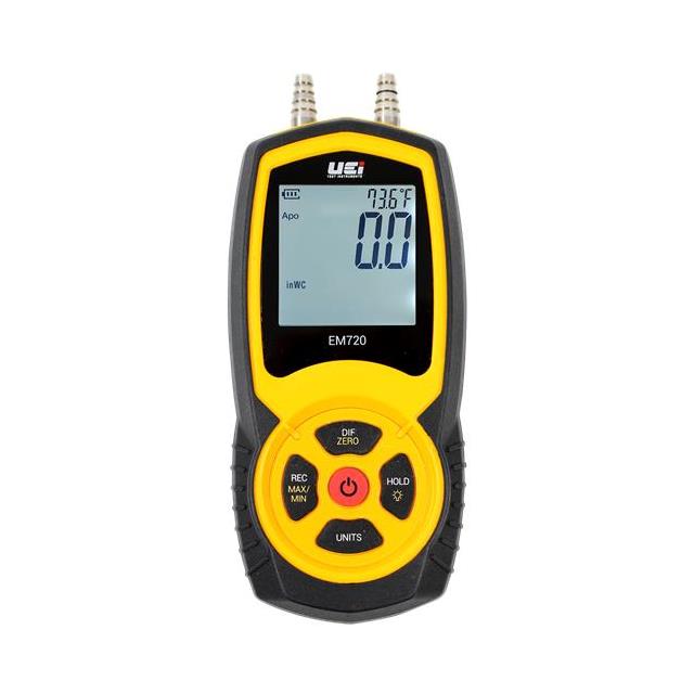 Differential manometer with temp