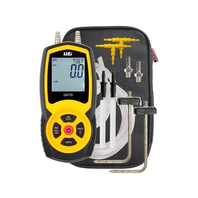 Differential manometer with temp