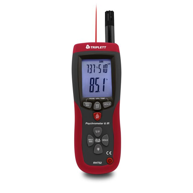 Psychrometer + IR Thermometer