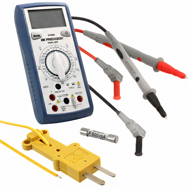 DMM W/TEMP MANUAL RANGING TOOL