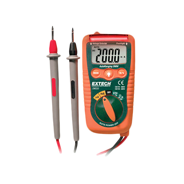 MULTIMETER, MINI POCKET W/BUILT-