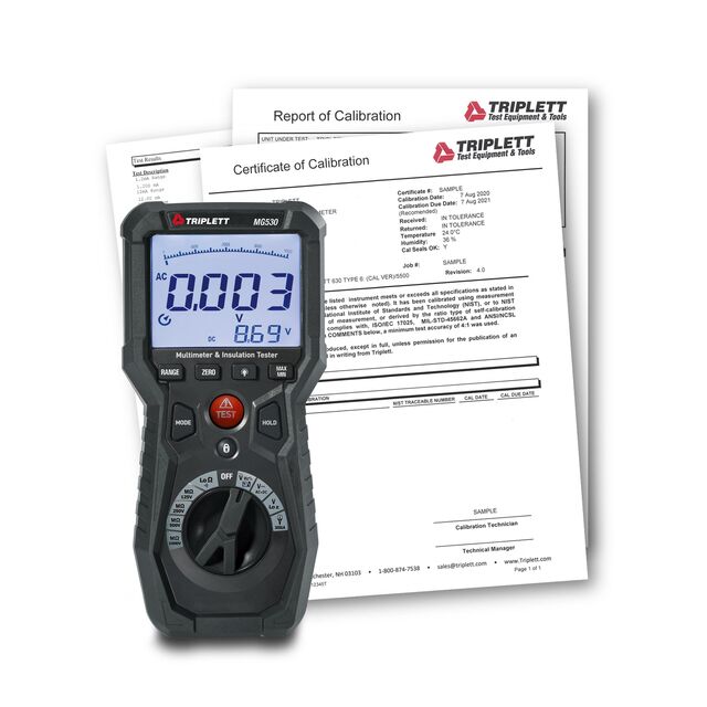 MG530 Insulation Tester with Cer