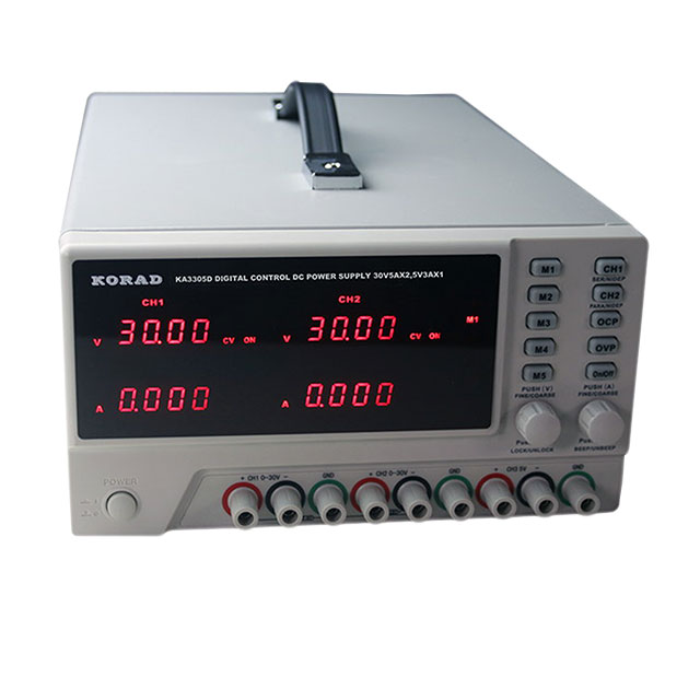 PWR SUP 0~30VDC(2), 5VDC, 0~3A