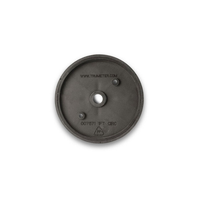 12" CIRC. RUBBER COVERED PLASTIC