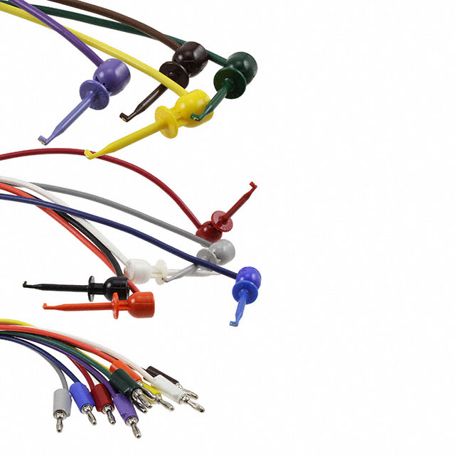 TEST LEAD BANANA/GRAB 36" SET/10