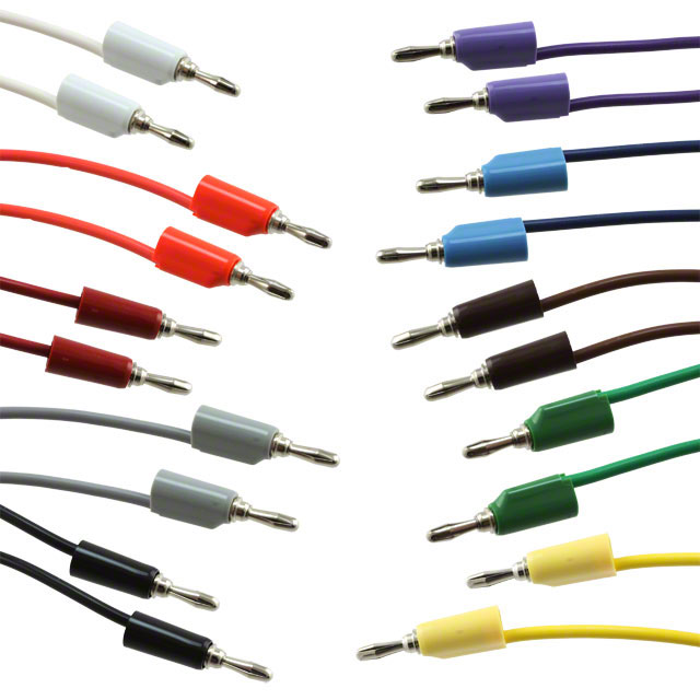 TEST LEAD BANANA/BANA 24" SET/10
