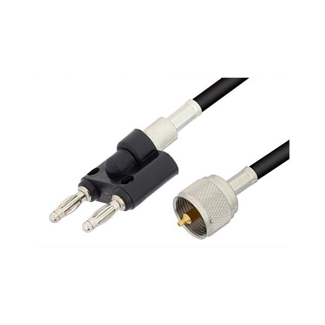 UHF MALE TO BANANA PLUG CABLE 48