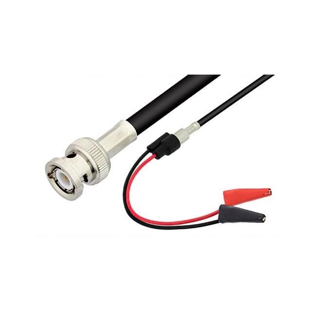 BNC MALE TO MINI ALLIGATOR CLIP