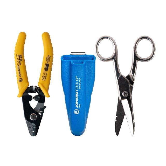 FIBER STRIPPER & SCISSOR KIT