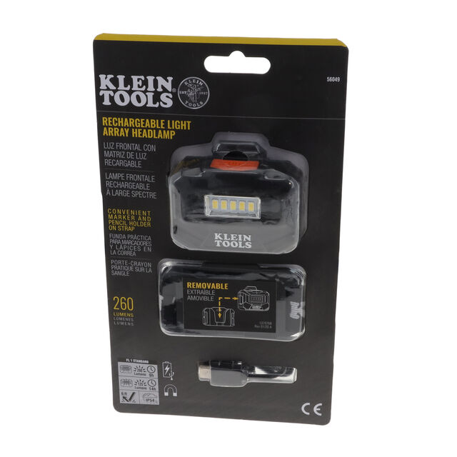 RECHARGEABLE LIGHT ARRAY HEADLAM