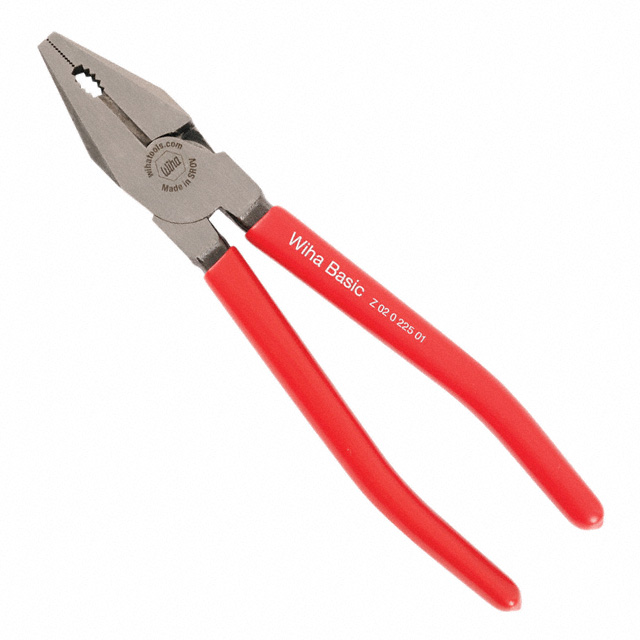 PLIERS COMBO FLAT NOSE 8.86"