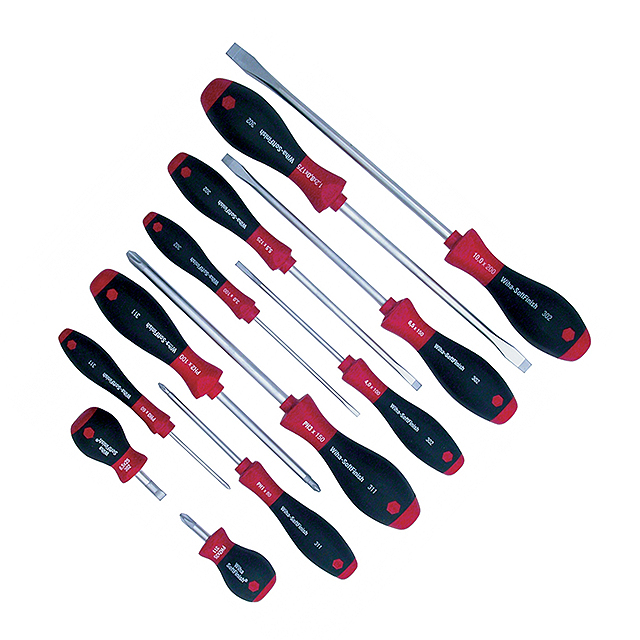 SCREWDRIVER SET PHIL/SLOT 12PC