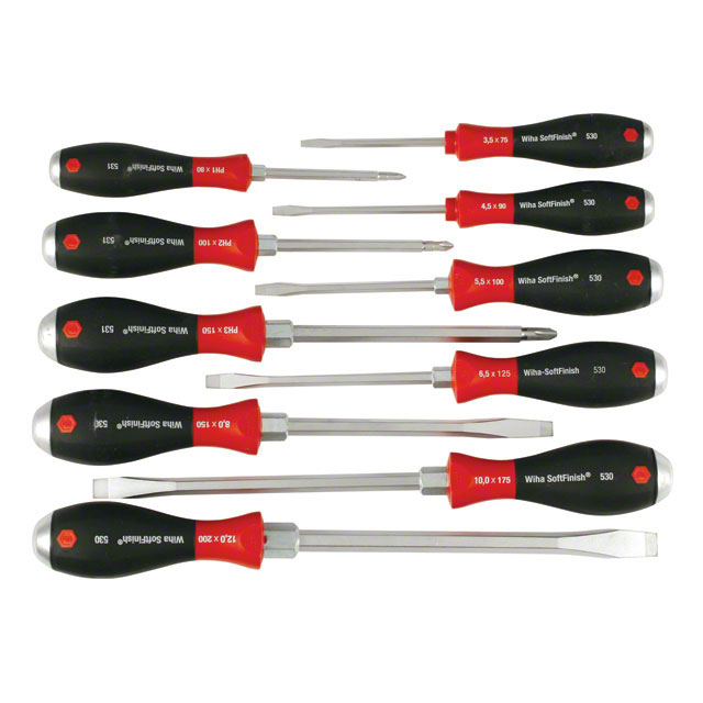SCREWDRIVER SET PHIL/SLOT 10PC