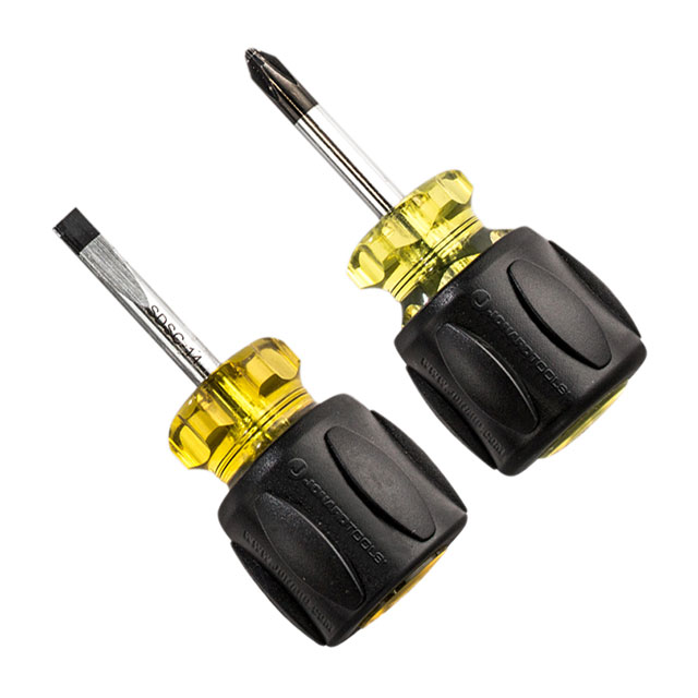 SCREWDRIVER SET PHIL/SLOT 2PCS