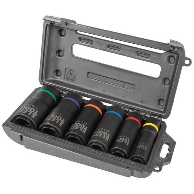 2-IN-1 IMPACT SOCKET SET, 6 PIEC