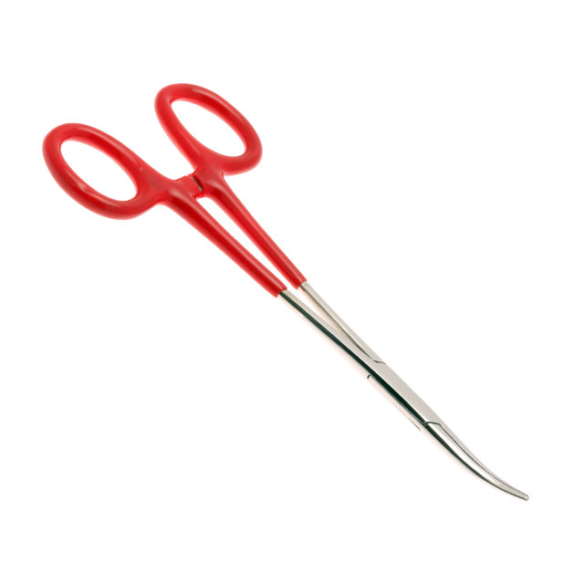HEMOSTAT CURVED PLASTIC 6IN