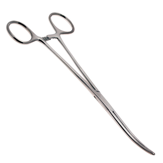 HEMOSTAT CURVED 8IN