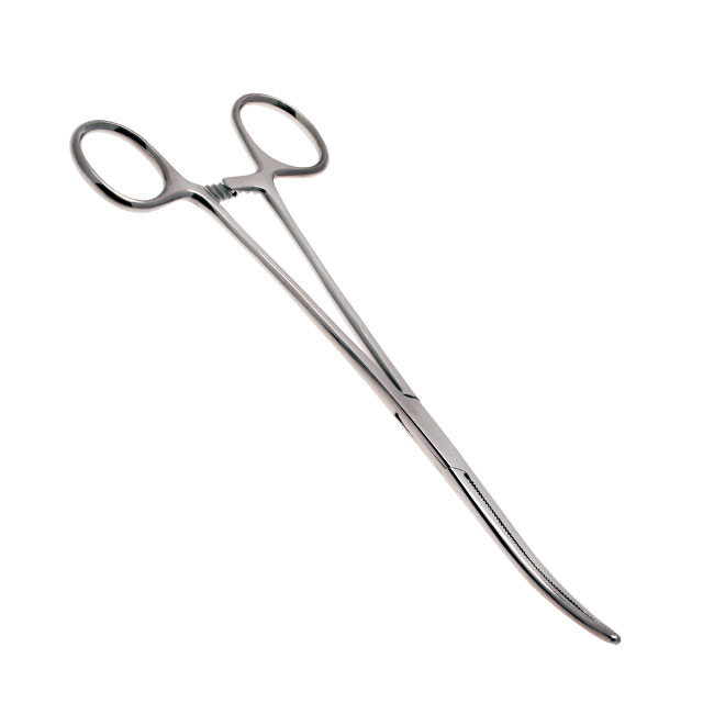 HEMOSTAT CURVED SERRATED 24IN