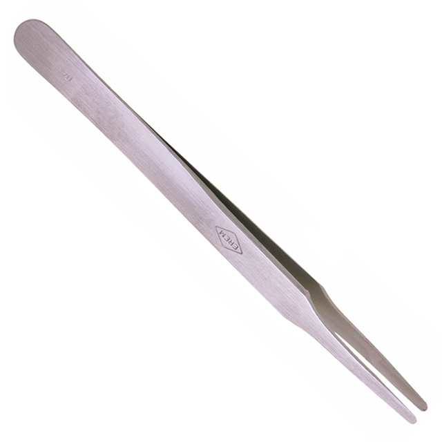TWEEZER FLAT ROUNDED 4.75"