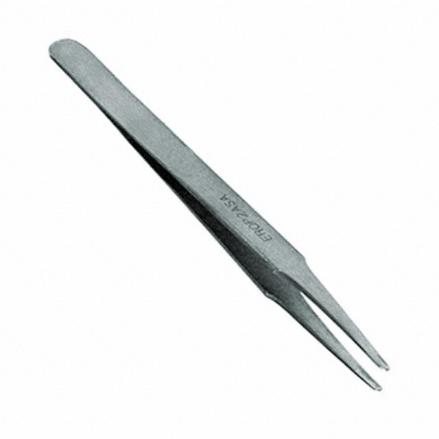 TWEEZER FLAT ROUNDED 4.75"
