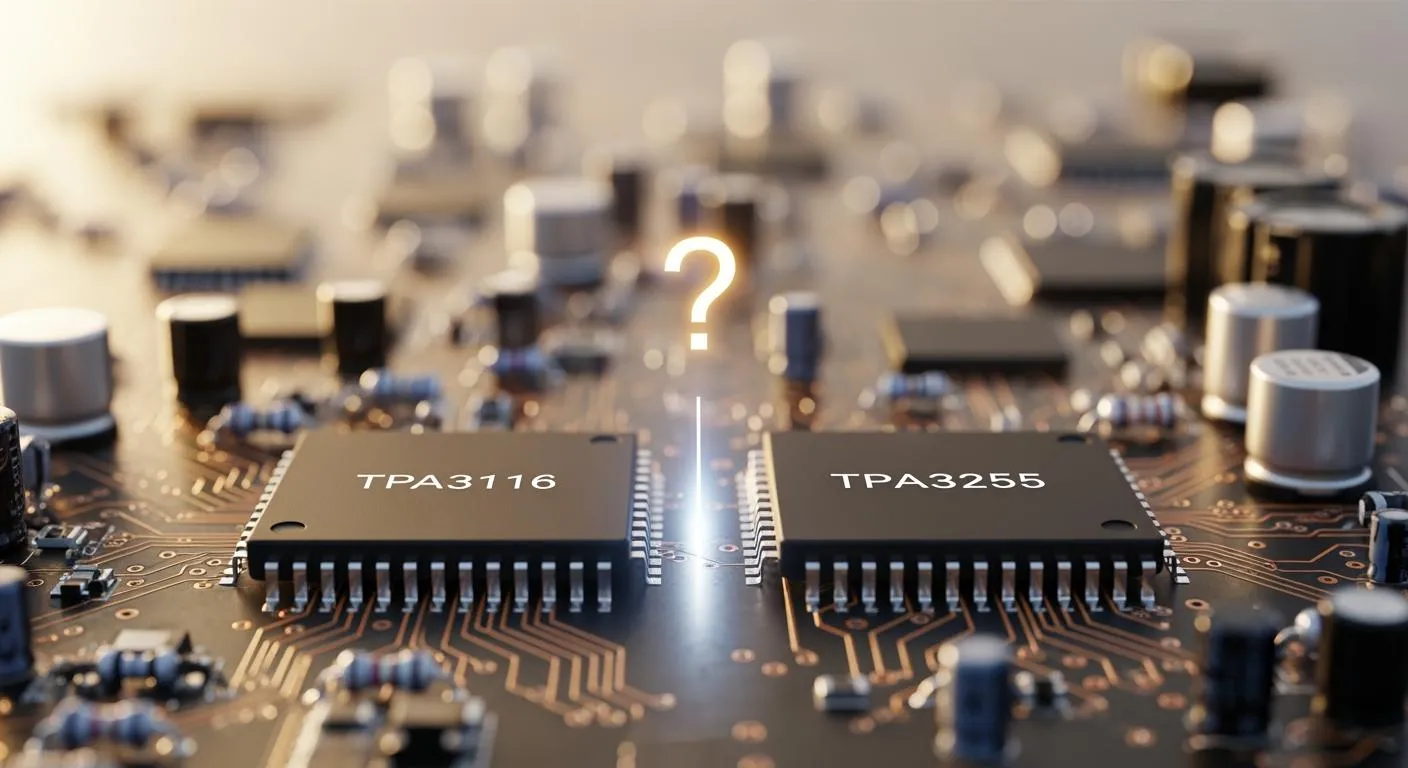 TPA3116 vs TPA3255 Choosing the Right Class-D Amplifier