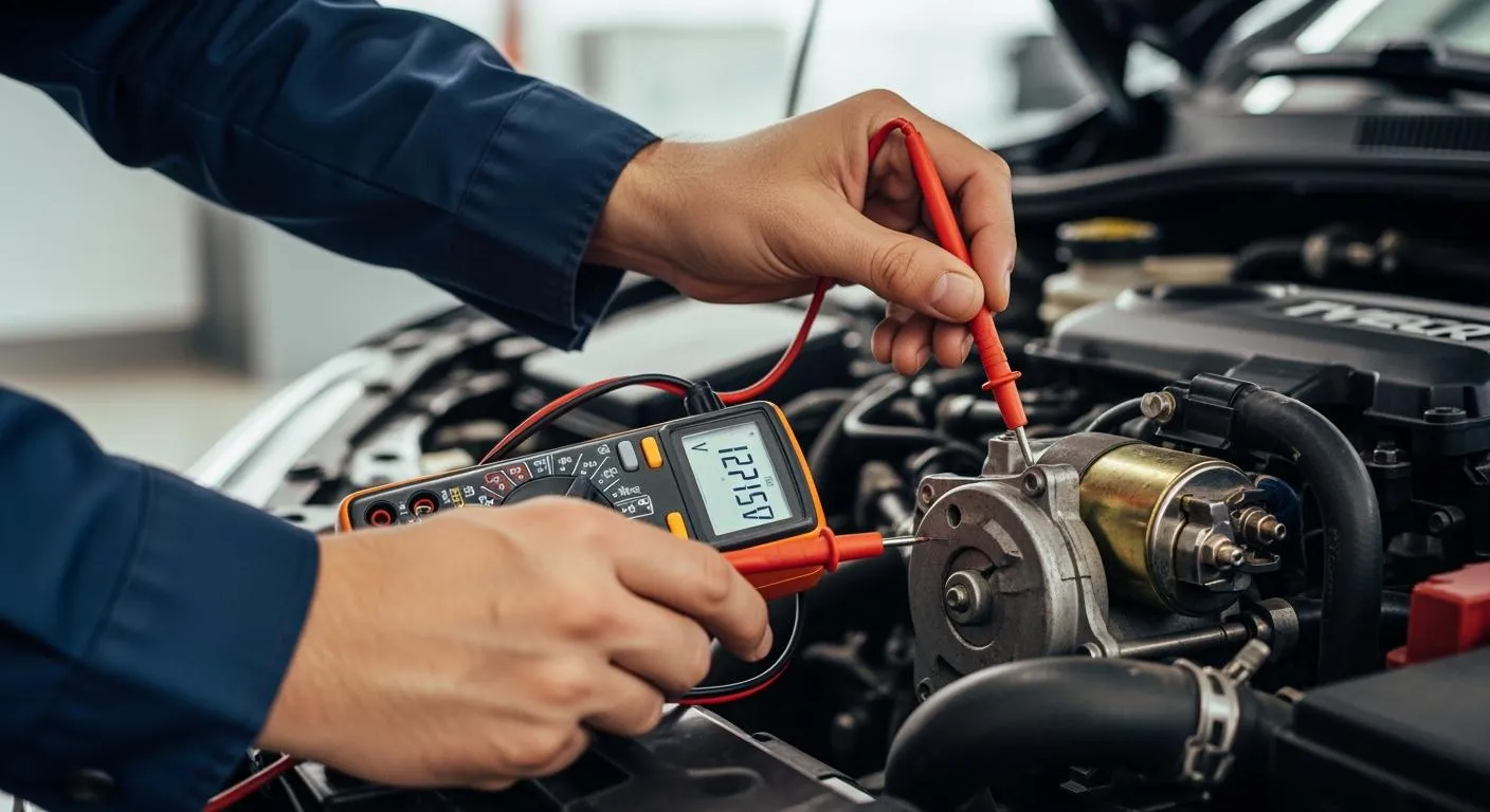 Troubleshooting Starter Issues with a Multimeter