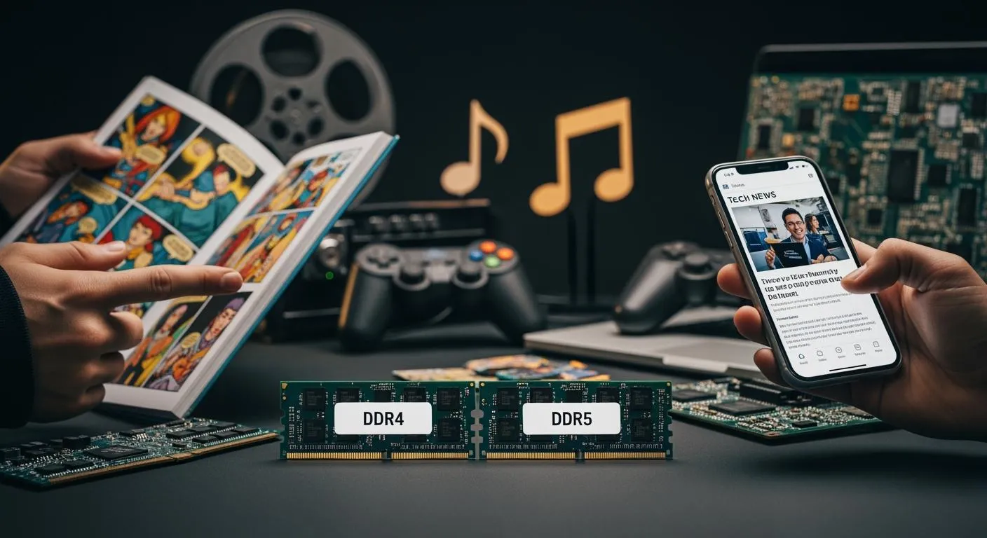 DDR 4 vs DDR5 How Pop Culture Shapes Your Tech