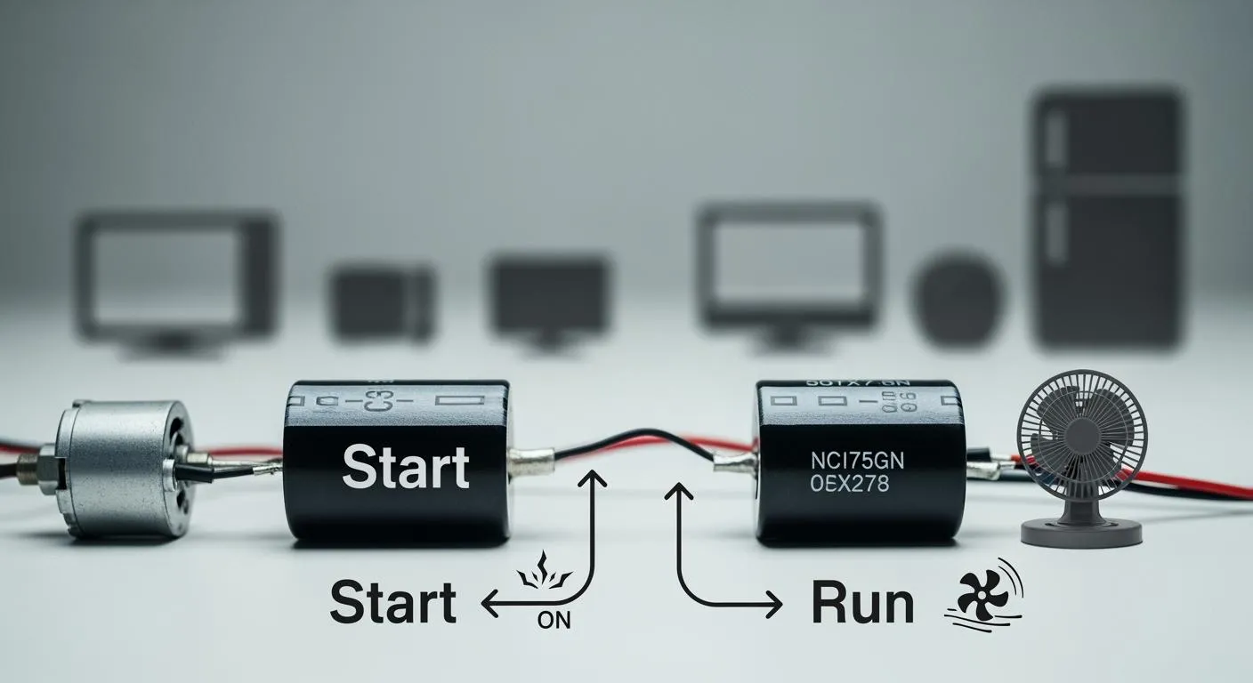 Start Vs Run Capacitor Explained for Everyday Electronics