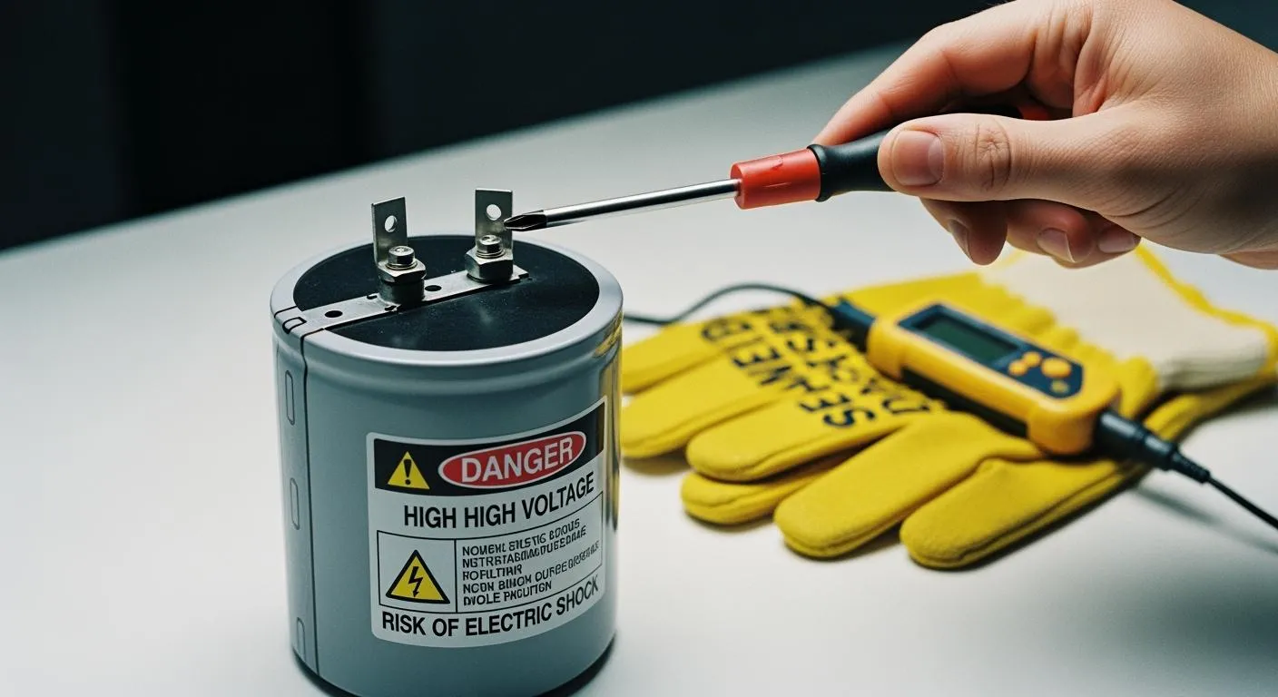 How to Discharge an AC Capacitor Without Risk