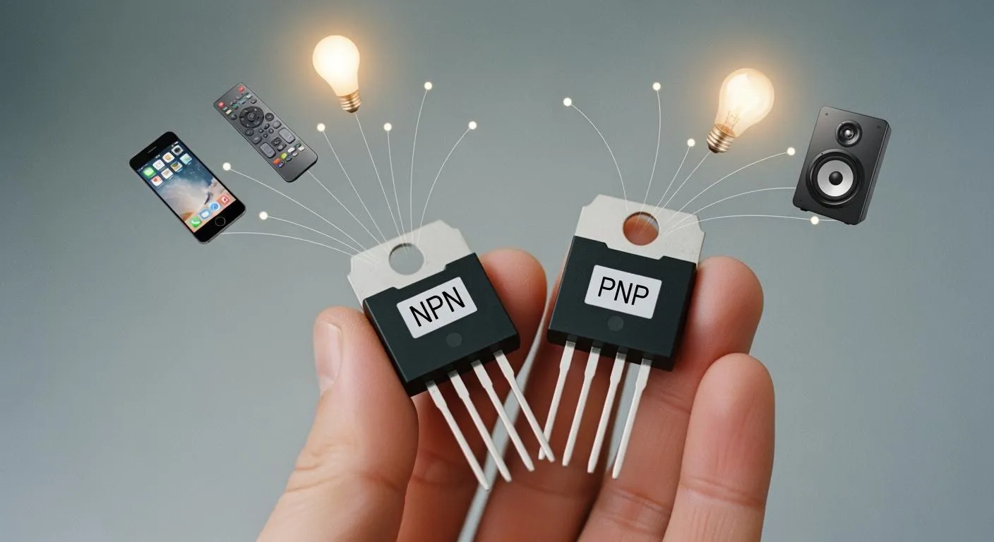How NPN and PNP Transistors Show Up in Everyday Electronics