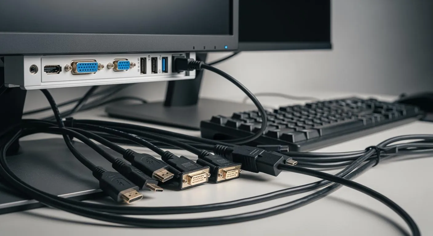 Types of cables for computer monitors you need to know