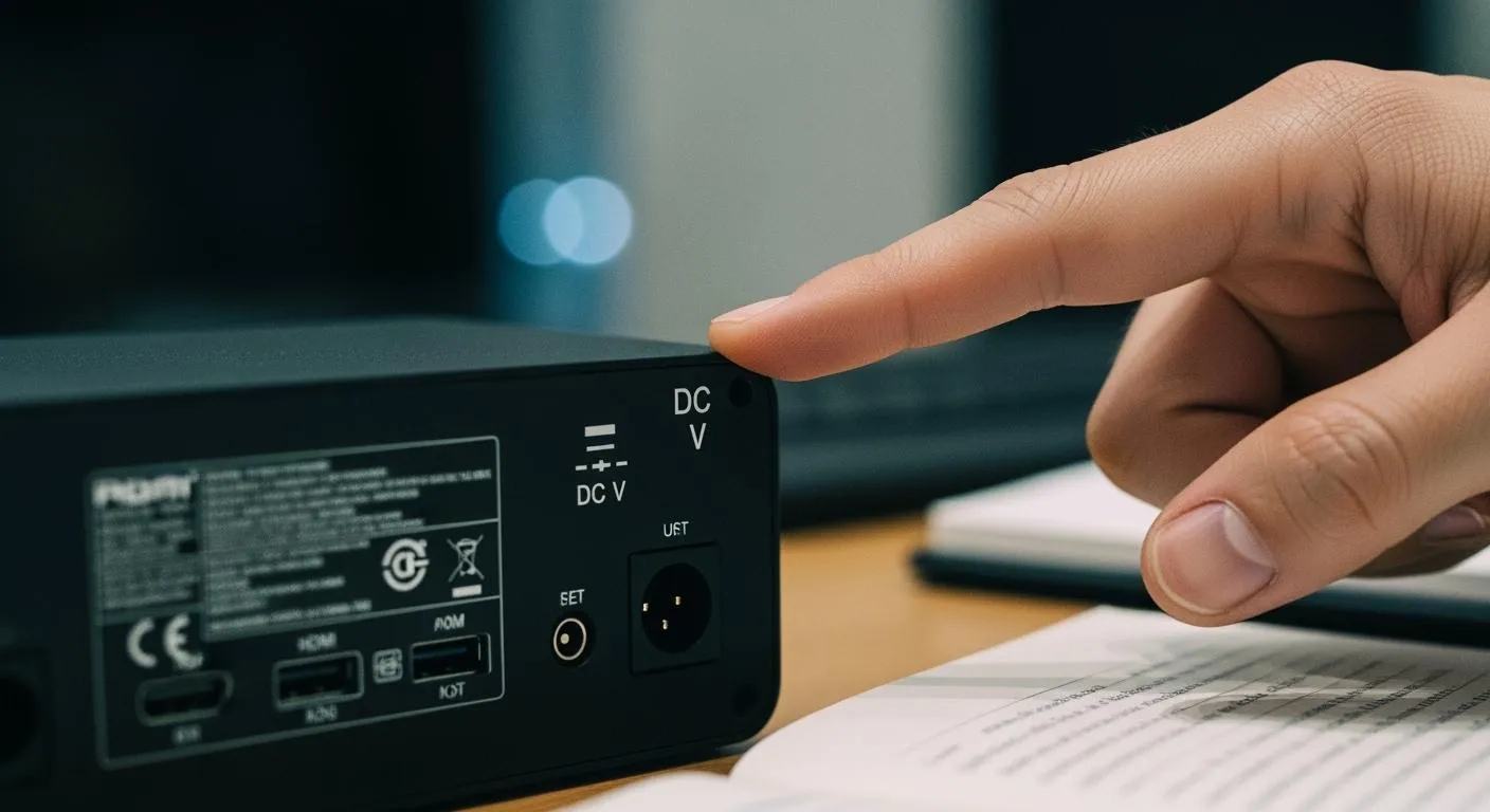 Identifying the DC Voltage Symbol on Devices