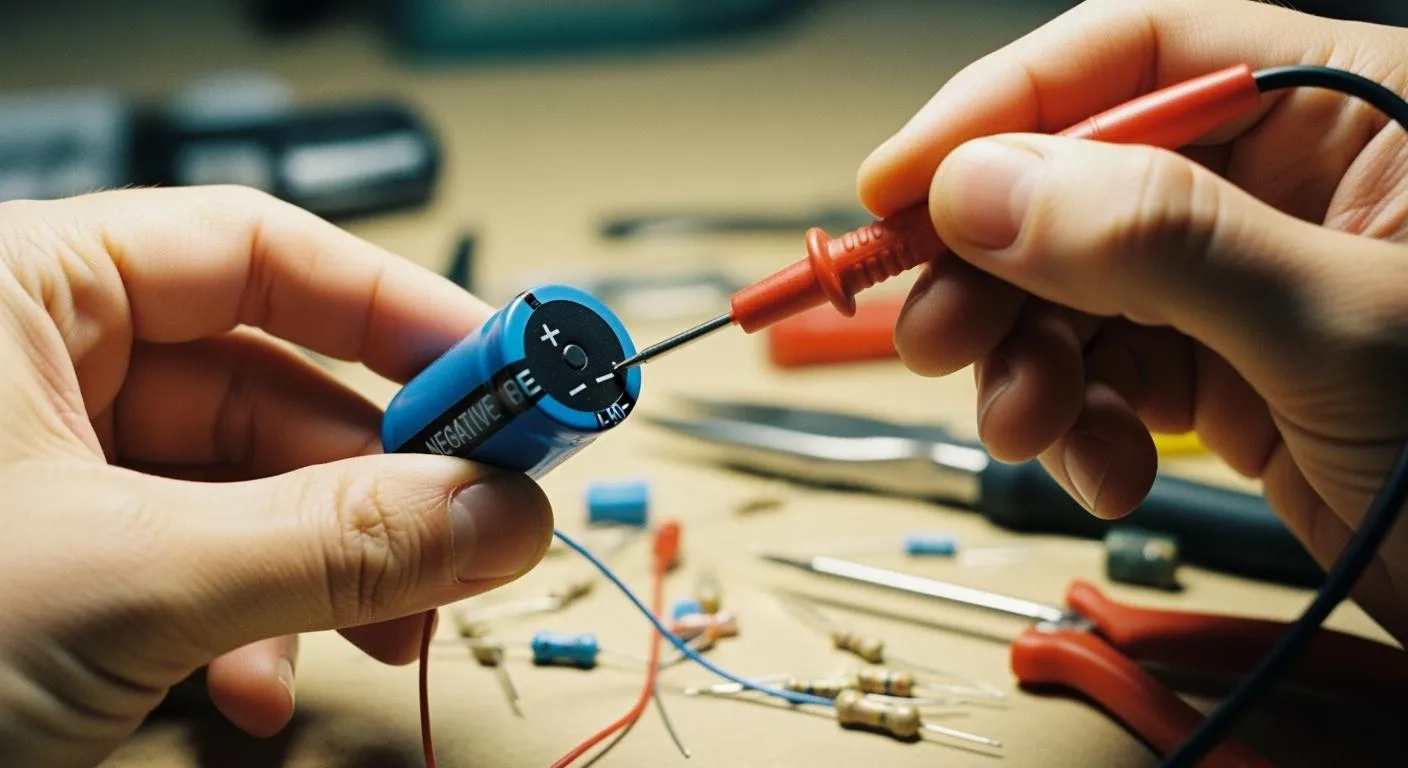 How to Check Capacitor Polarity Safely