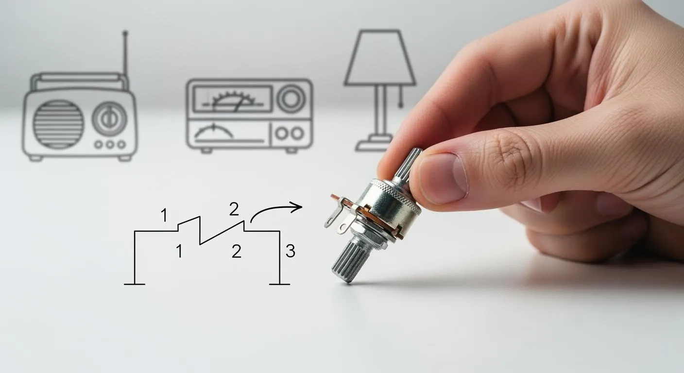 Potentiometer schematic explained for everyday electronics