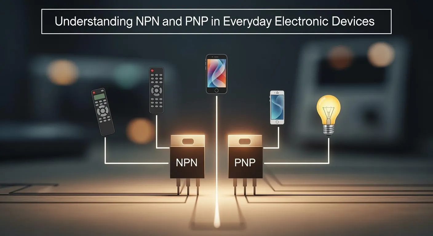 Understanding NPN and PNP in Everyday Electronic Devices