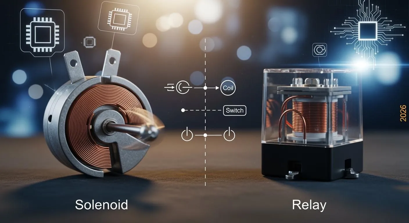 Solenoid vs Relay A Guide for Electronic Applications in 2026