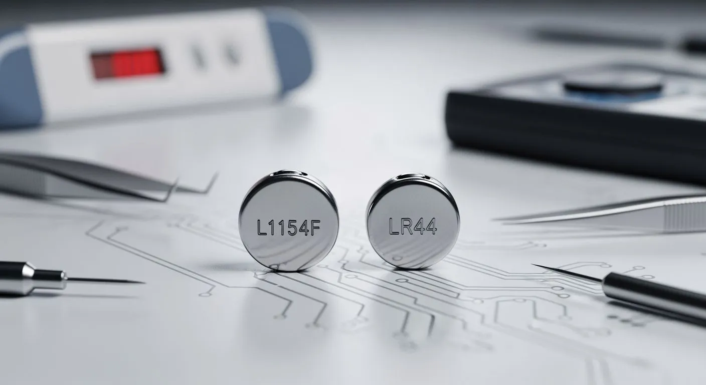 L1154F vs LR44 Battery Comparison for Precision Medical Equipment