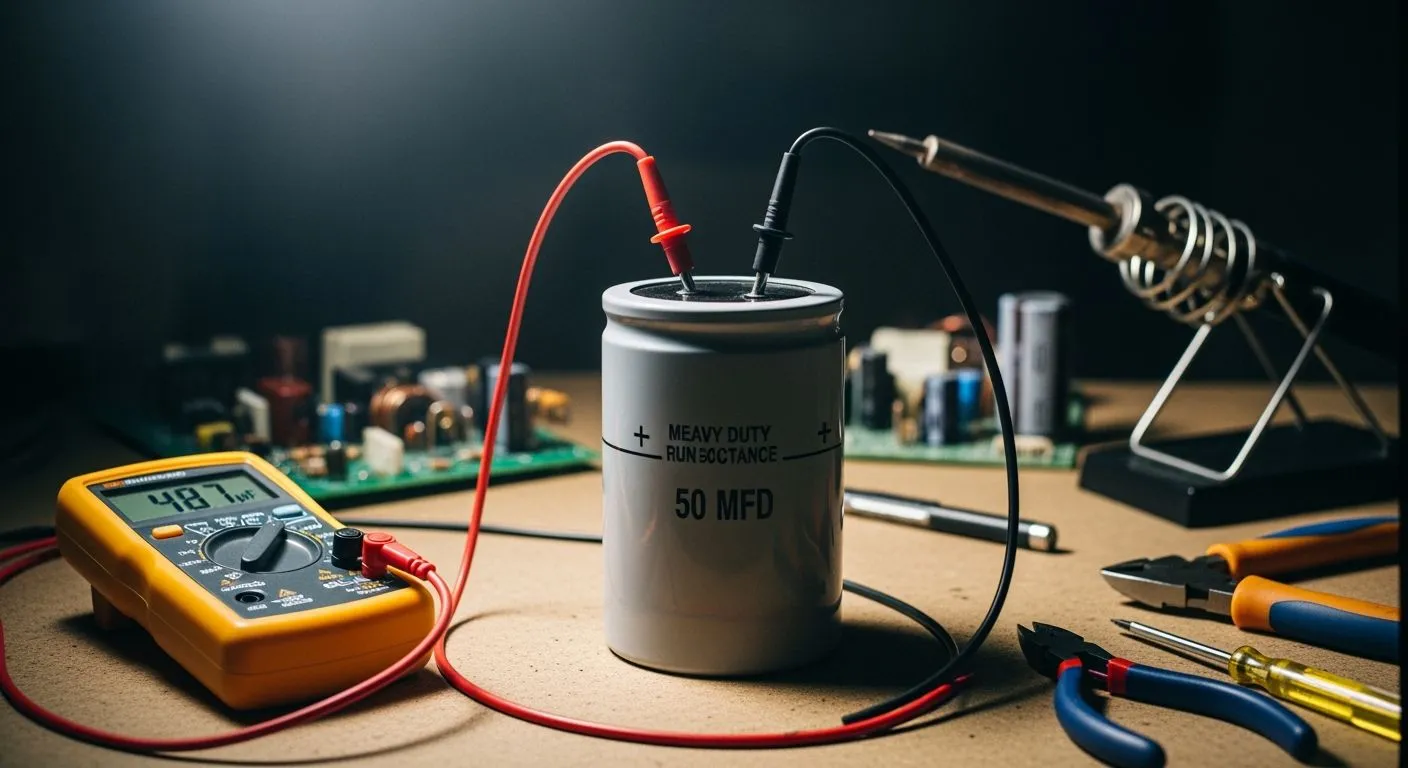 Never Ignore the HVAC Run Cap in Heavy Electronics Repairs
