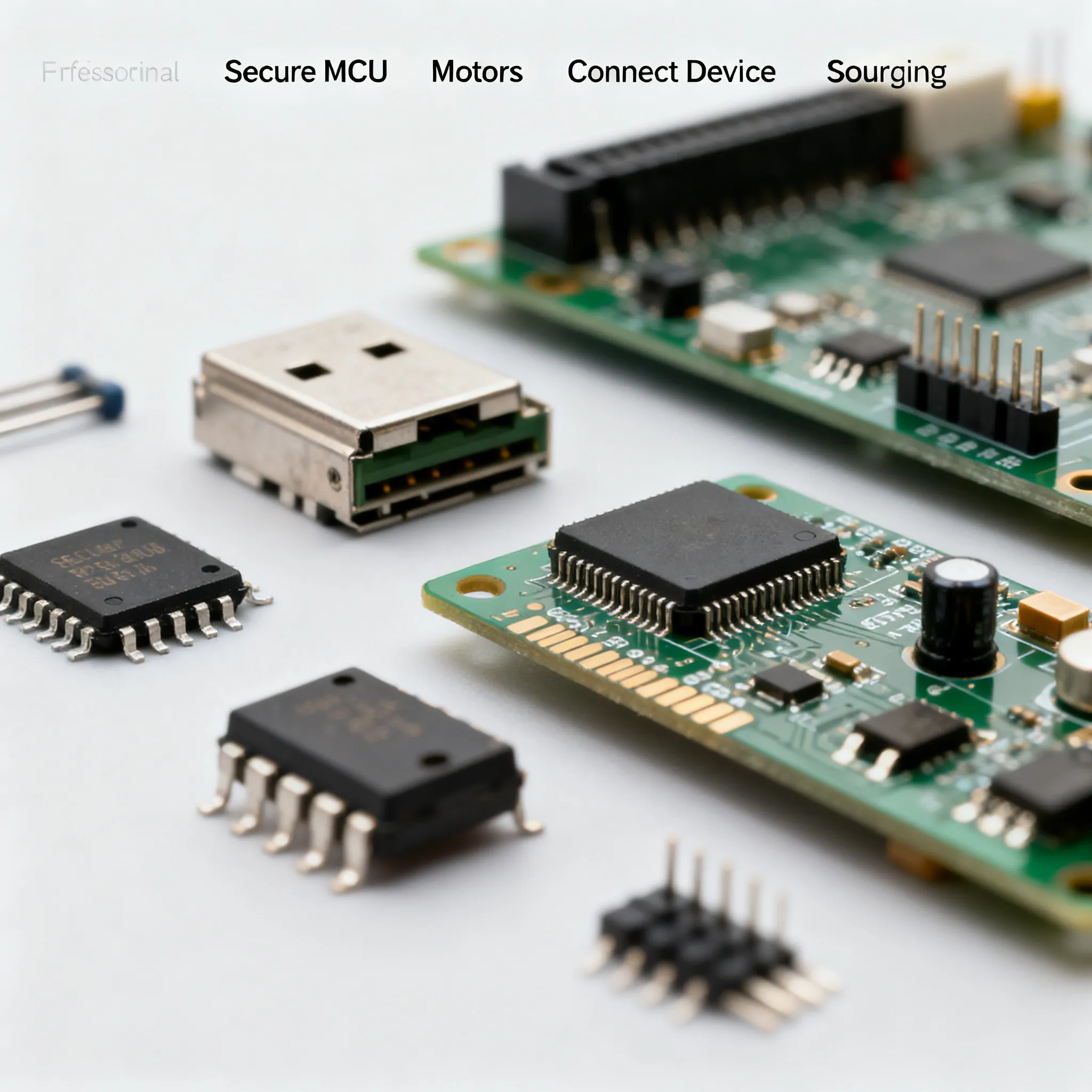 Smart Door & Parking Lock BOM: Secure MCUs, Motors, and Connected Device Sourcing