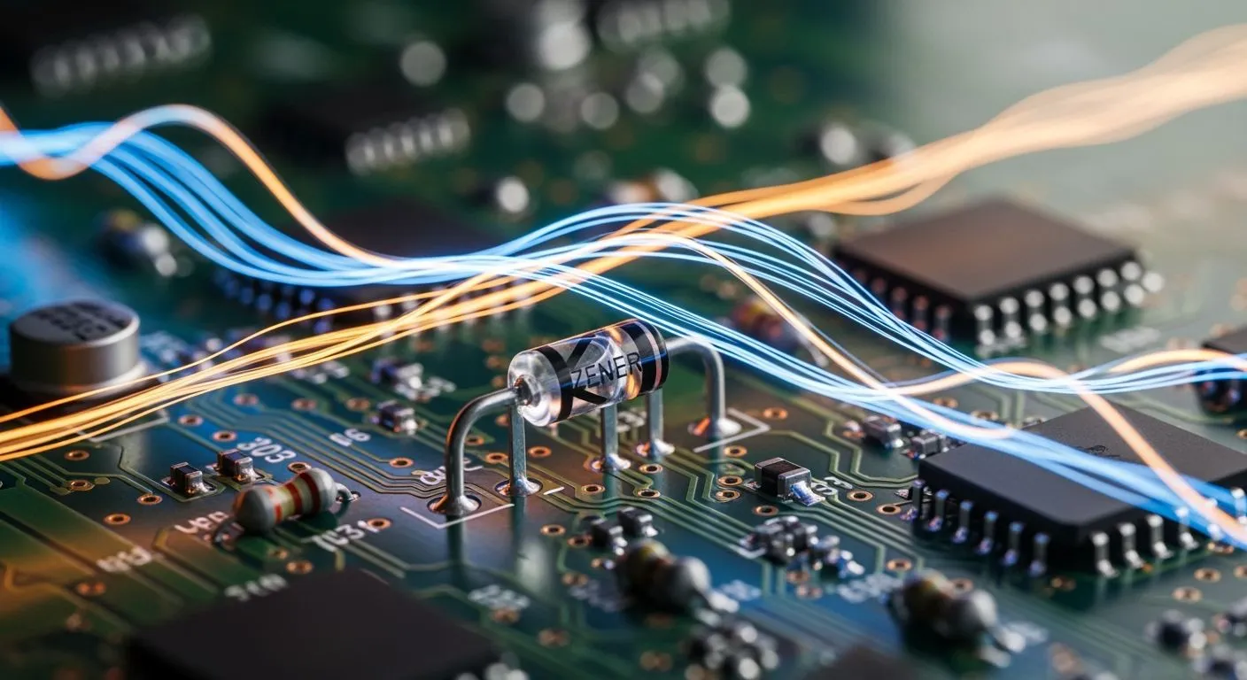 General Electronics Notes: Zener Diode as Voltage Regulator Circuit Integration