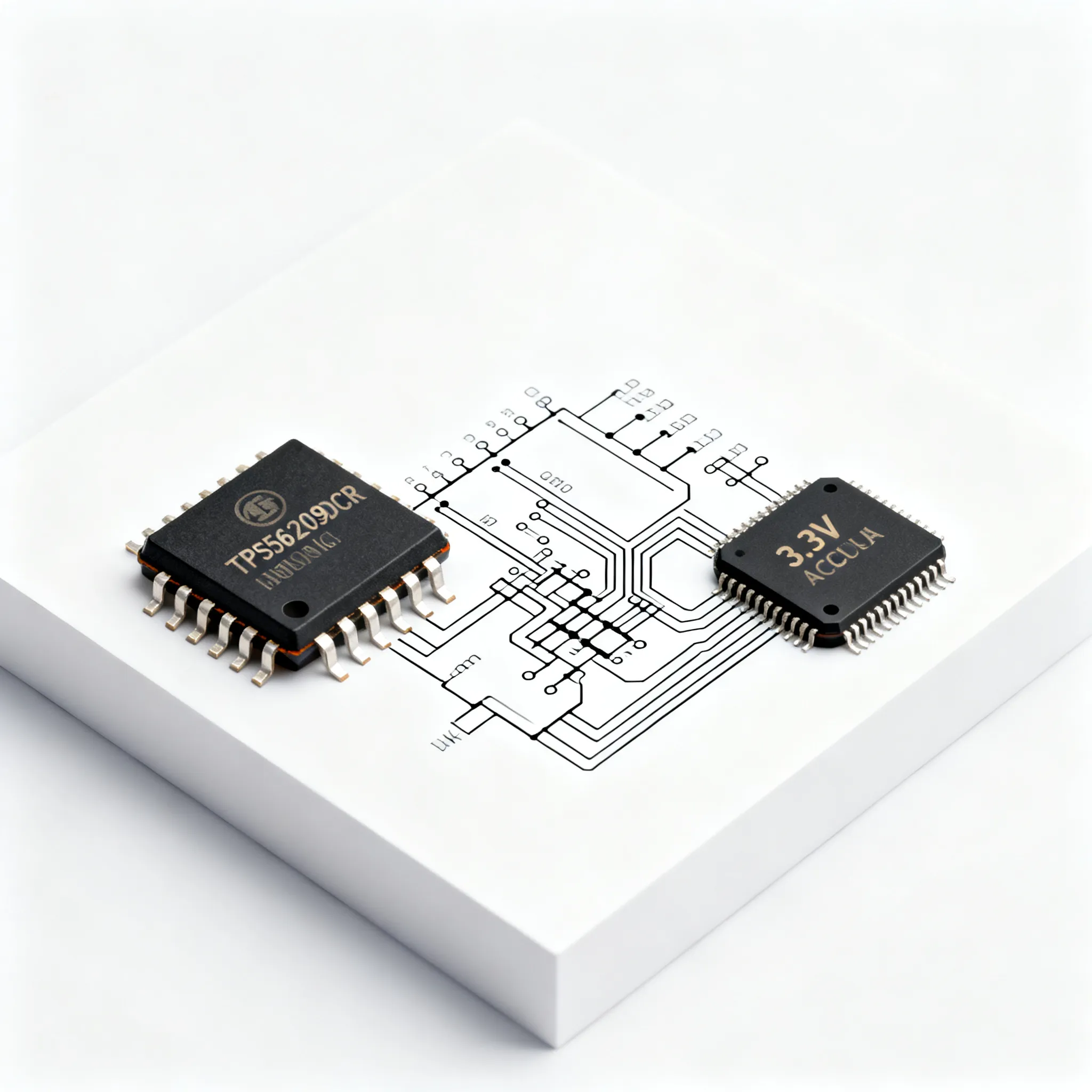 Powering a 3.3V MCU from 12V: A TPS563209DDCR Design Walkthrough