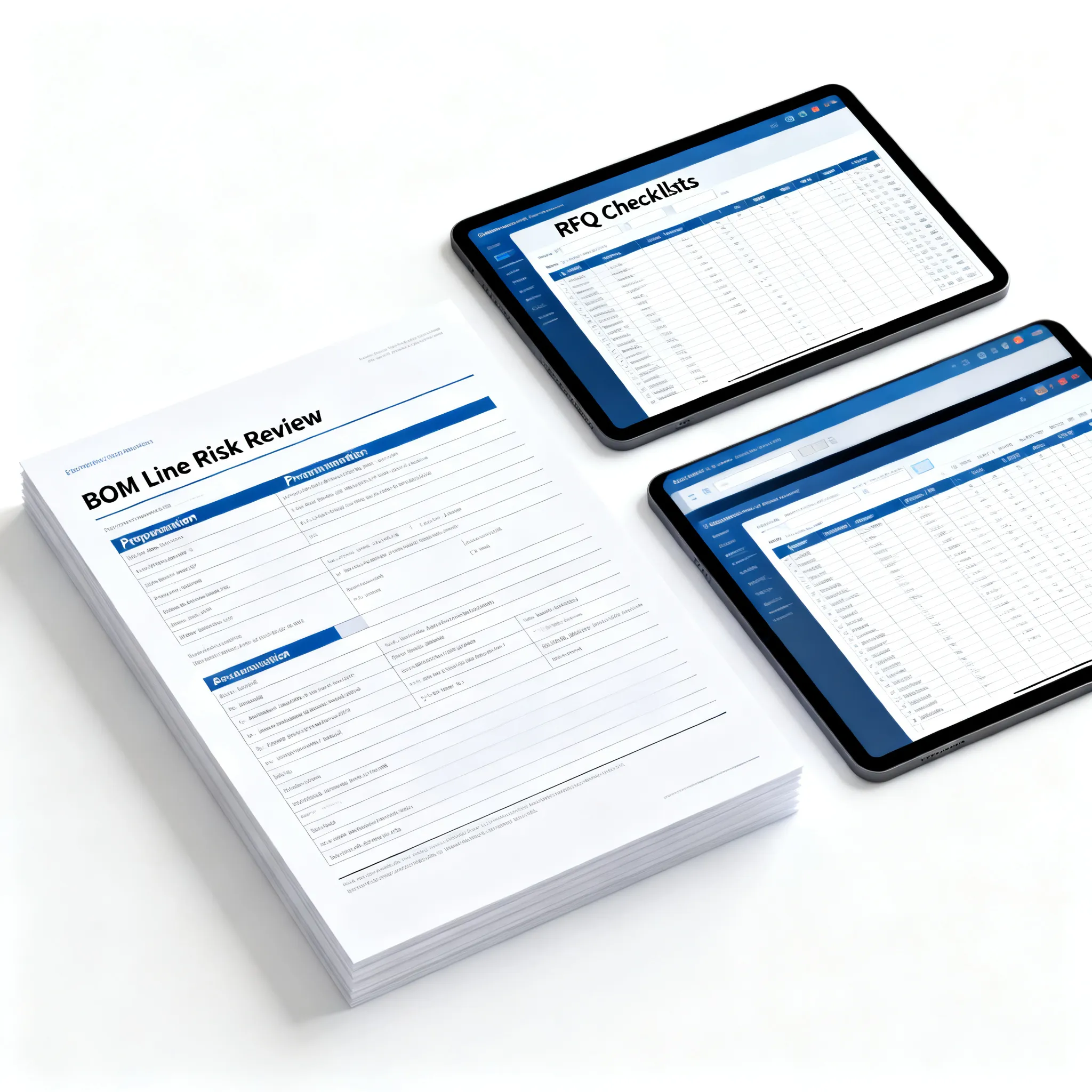 BOM Line Risk Review Before Production Release: A Procurement and RFQ Checklist