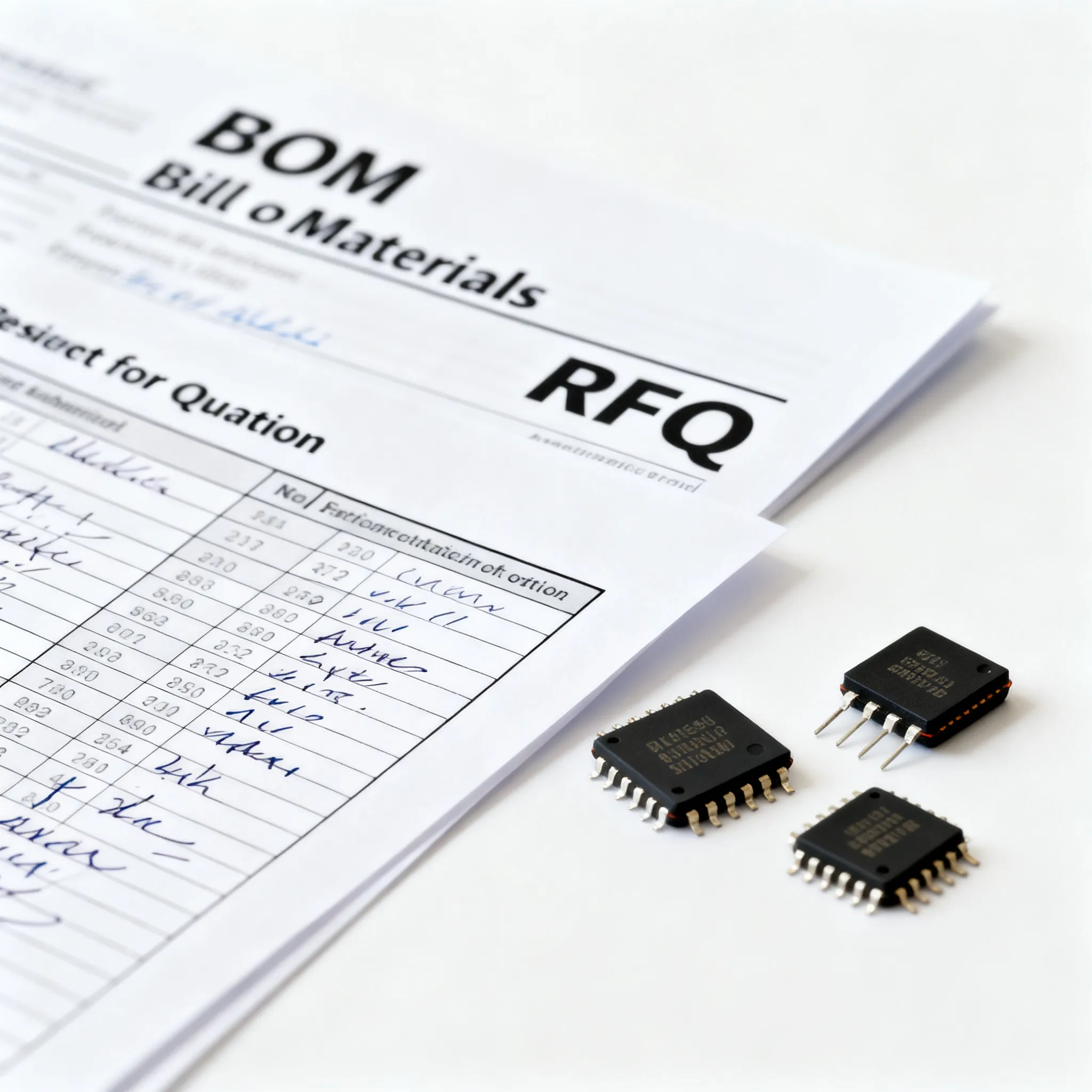 Flexible MOQ and Mixed BOM Sourcing for NPI: BOM Upload and RFQ on IC‑Online