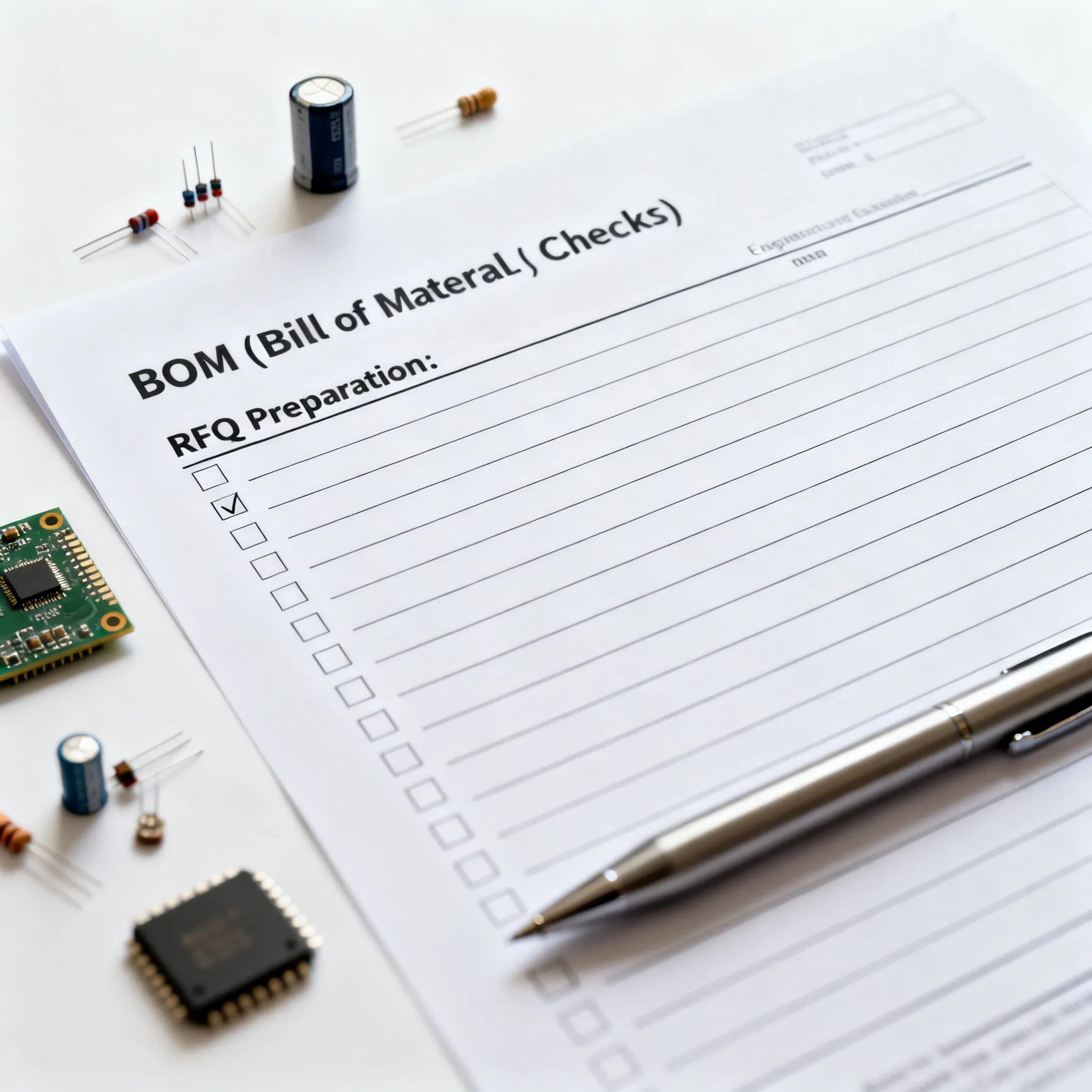 BOM Line Risk Review Before Production Release: A Checklist to Prepare Your BOM for RFQ
